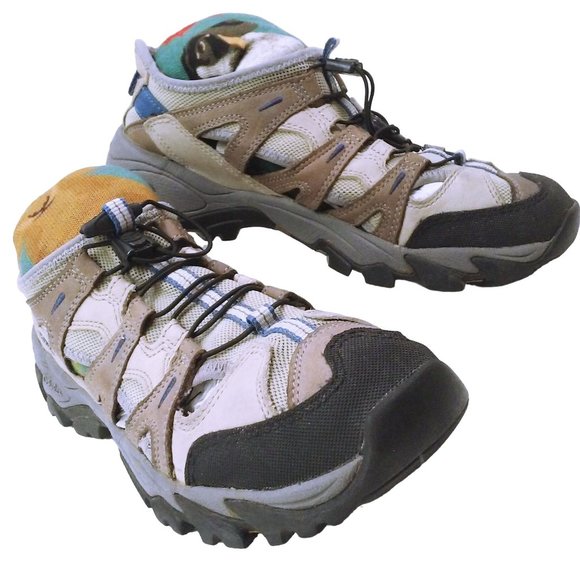 Cabela's Ventilated Hiking Shoe Men-8.5M Summer Heavy Duty Active Outdoor Taupe - Picture 4 of 12